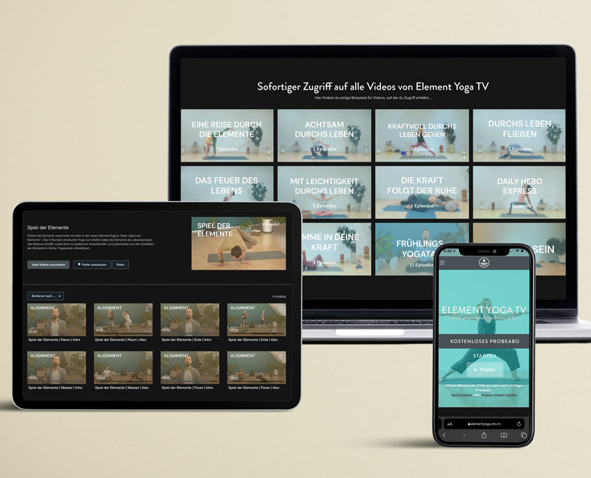 Element Yoga TV Online Studio Demand Videos